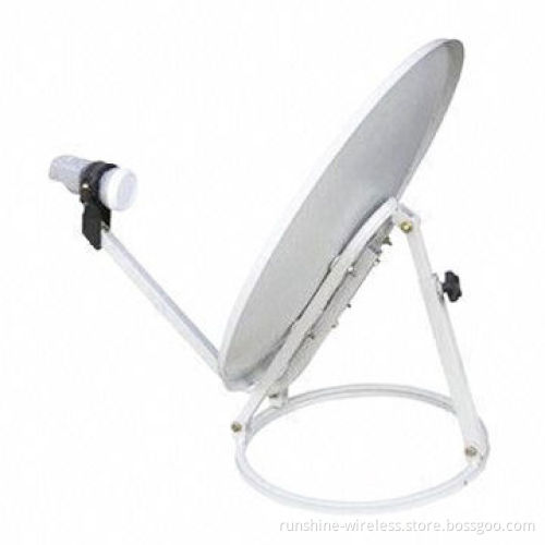 Outdoor satellite TV antenna, Ku band 75cm dish antenna